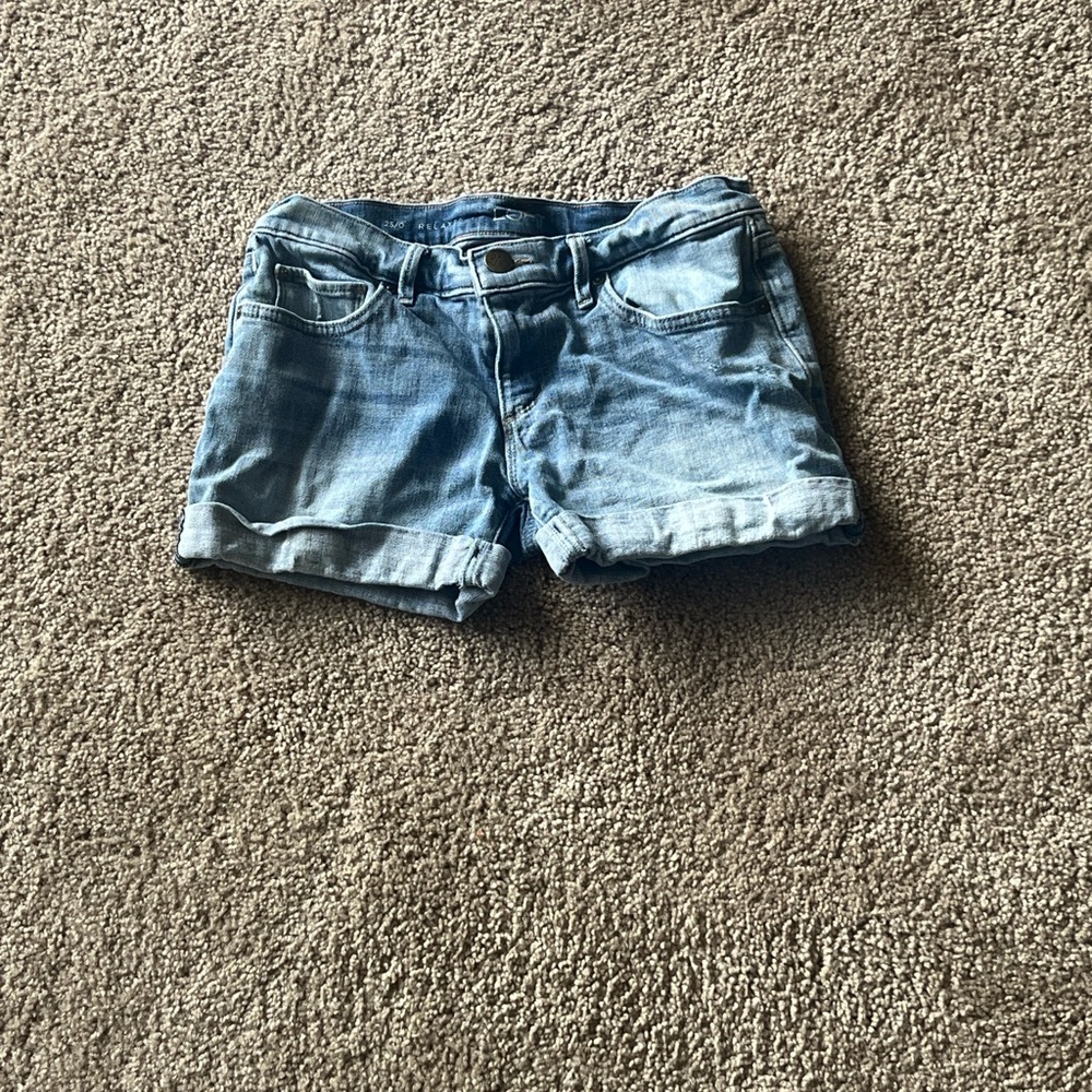 LOFT Light Blue Jean Shorts